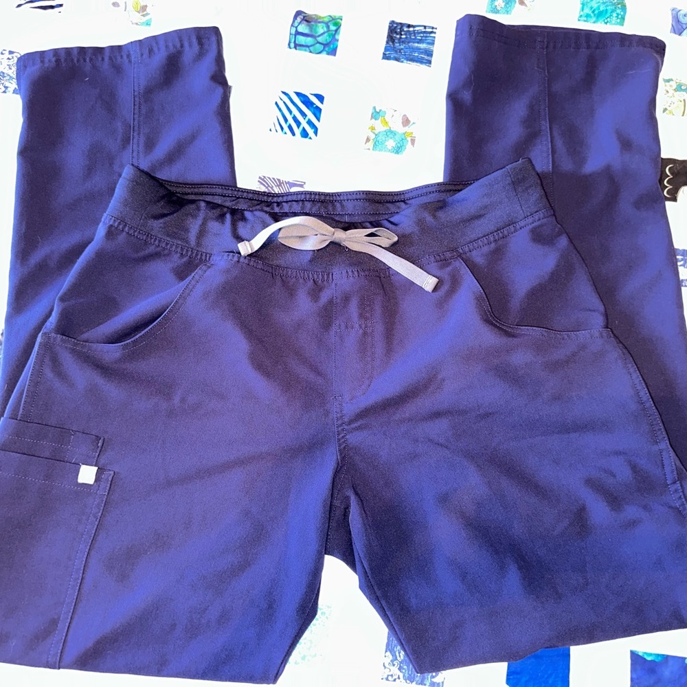 Figs Kade Navy Blue Scrub Pants
